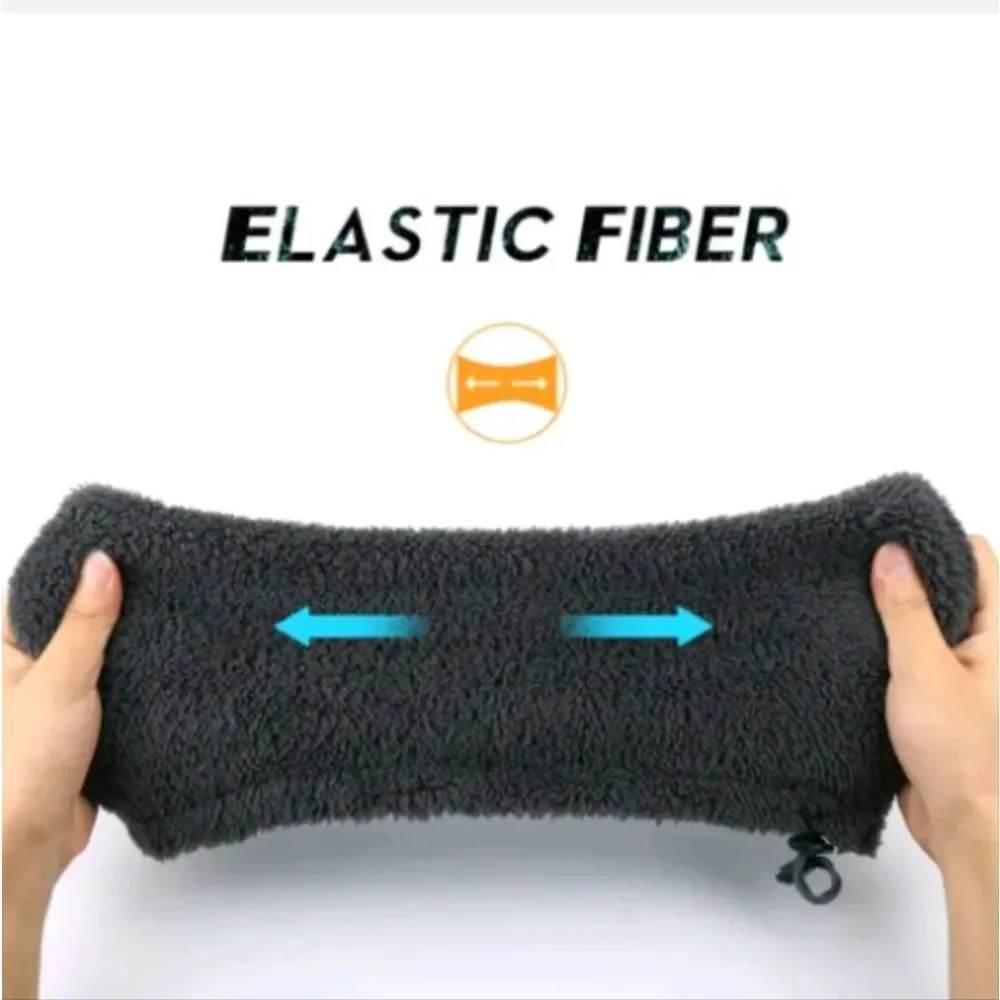 Winter Fleece Neck Warmer Gaiter Half Face Mask Men Women Windproof Ski Bandana